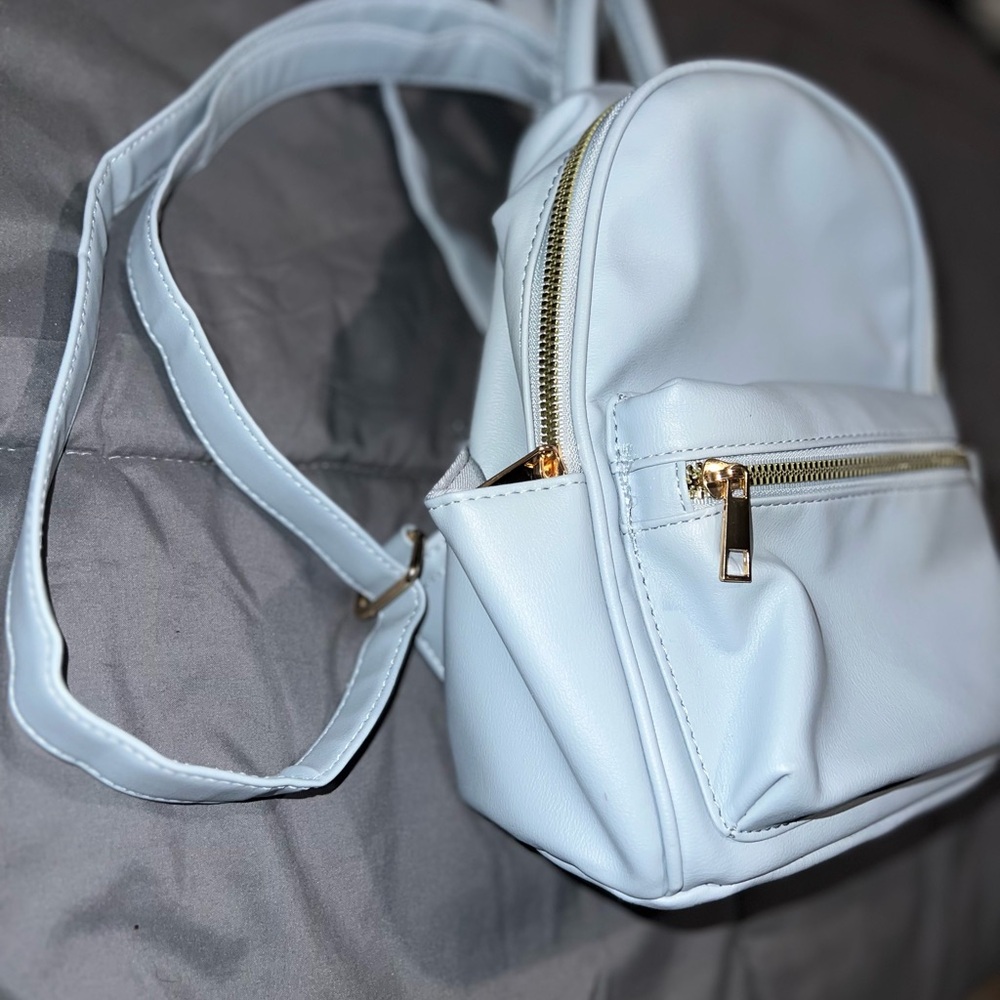 Light Blue Mini Backpack - Picture 4 of 8